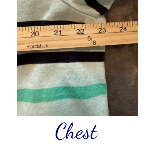 Talbot Women’s Striped Cotton Top Size 2XP - Picture 4 of 5